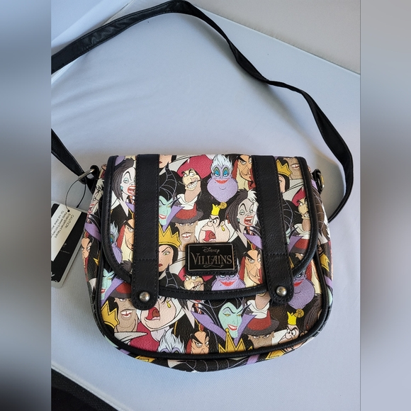 Loungefly Disney Villains Multicolor Crossbody Bag - Picture 2 of 6